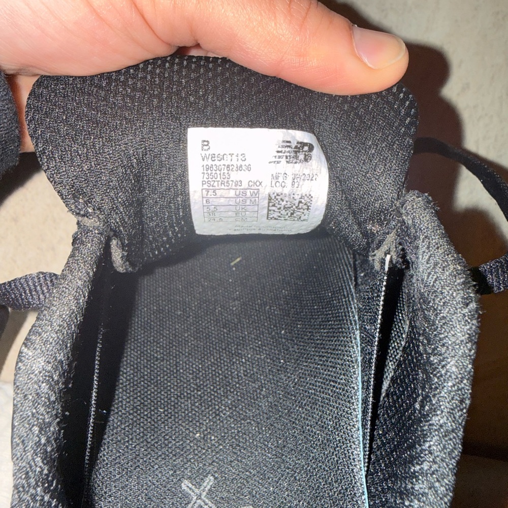 New Balance Charcoal Black Running Shoes - Picture 5 of 5